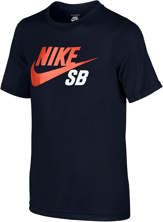 nike sb 儿童 dri-fit 徽标 s/s t 恤深色曜石色 l 976604-k2a